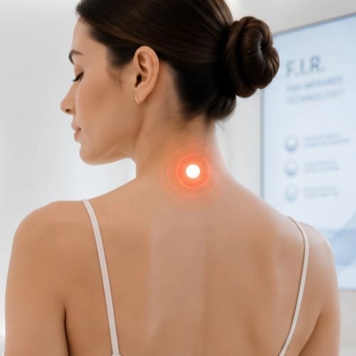 Aplicare Omstrip® — zona cervical